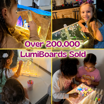 Pizarra Lumina™ – Pizarra de dibujo con luz LED