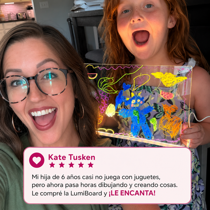 Pizarra Lumina™ – Pizarra de dibujo con luz LED