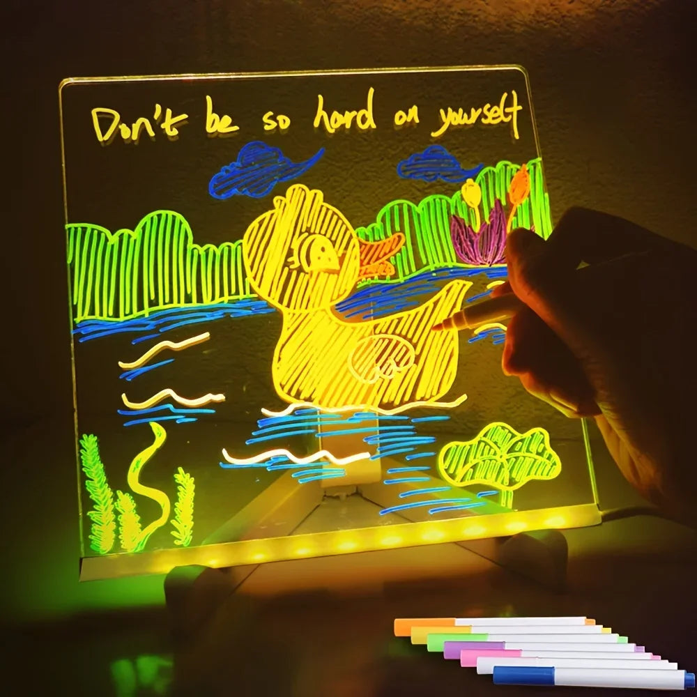Illuminated Acrylic Glow Board & Nightlight