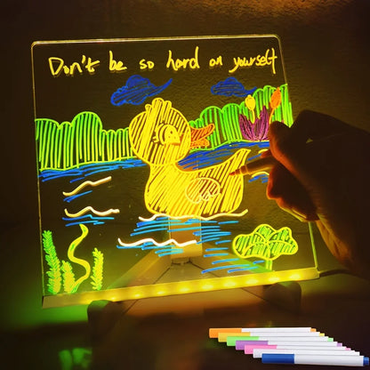 Pizarra Lumina™ – Pizarra de dibujo con luz LED