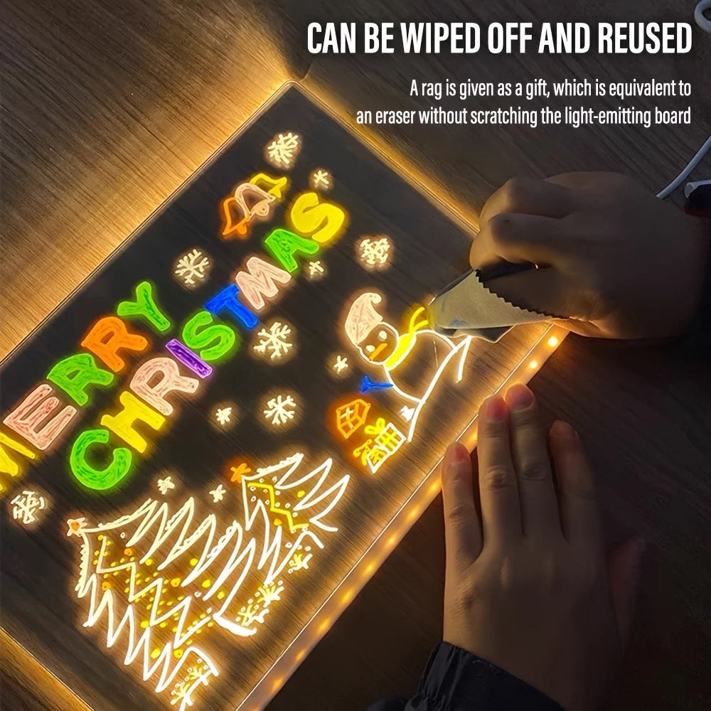 Illuminated Acrylic Glow Board & Nightlight